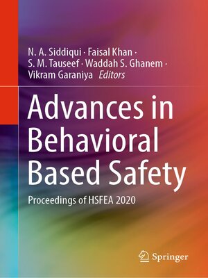 cover image of Advances in Behavioral Based Safety